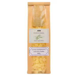 Ananas kandyzowany naturalny kostka 500g