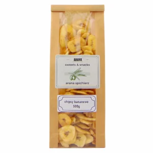 Chipsy bananowe suszone 500g