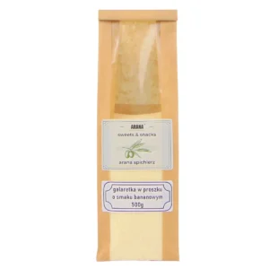 Galaretka bananowa w proszku 500g