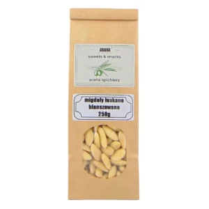 Migdały blanszowane całe 250g