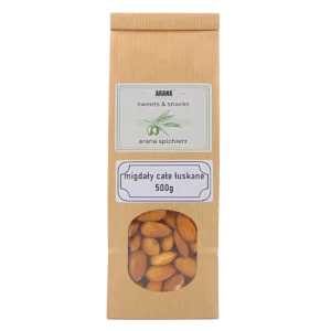Migdały całe łuskane 500g