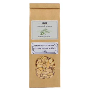 Orzechy arachidowe prażone solone połówki 500g