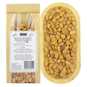 Orzechy arachidowe prażone połówki w karmelu 1kg