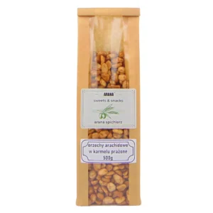 Orzechy arachidowe prażone połówki w karmelu 500g