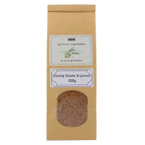 Siemię lniane brązowe 500g