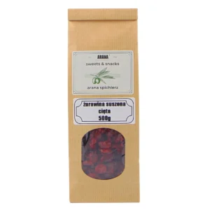 Żurawina suszona cięta 500g