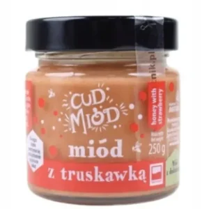 Cud miód z truskawką 250g