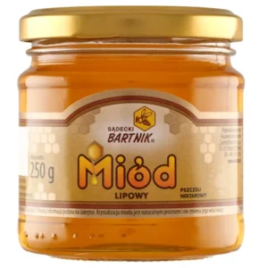 Miód lipowy Bartnik Sądecki 250g