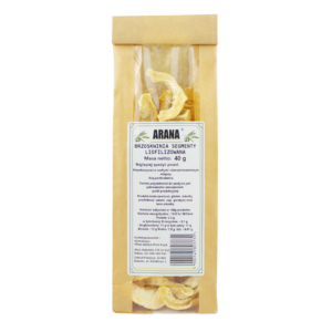 Brzoskwinia liofilizowana segmenty 40g