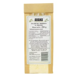 Galaretka bananowa w proszku 250g