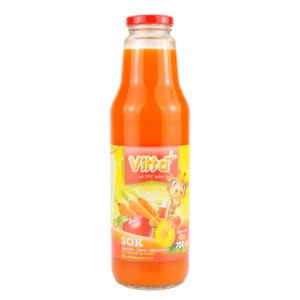 Sok owocowy marchew-jabłko-brzoskwinia Vitta Plus 750 ml