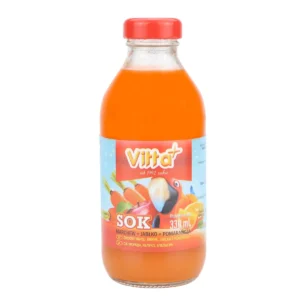 Sok owocowy marchew-jabłko-pomarańcza Vitta Plus 330 ml
